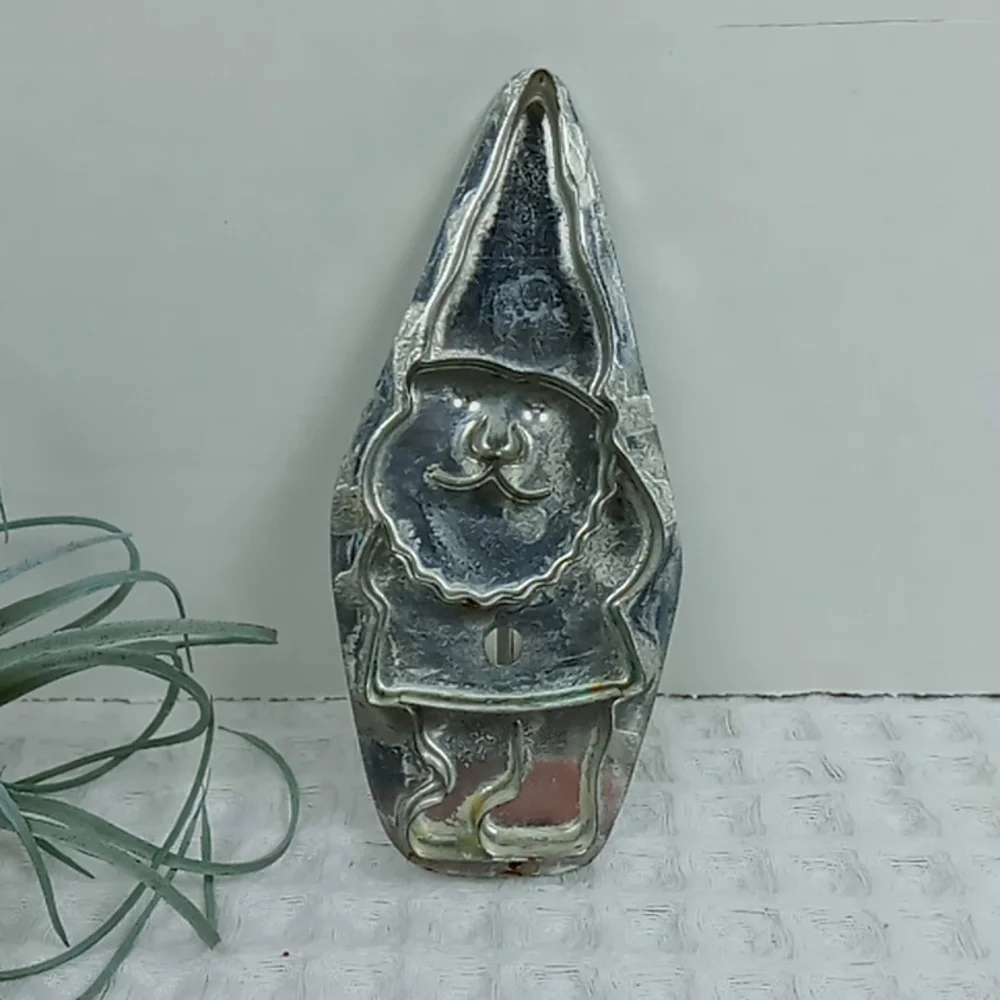 Vintage B.Cukla Santa Knome Tin Cookie Cutter